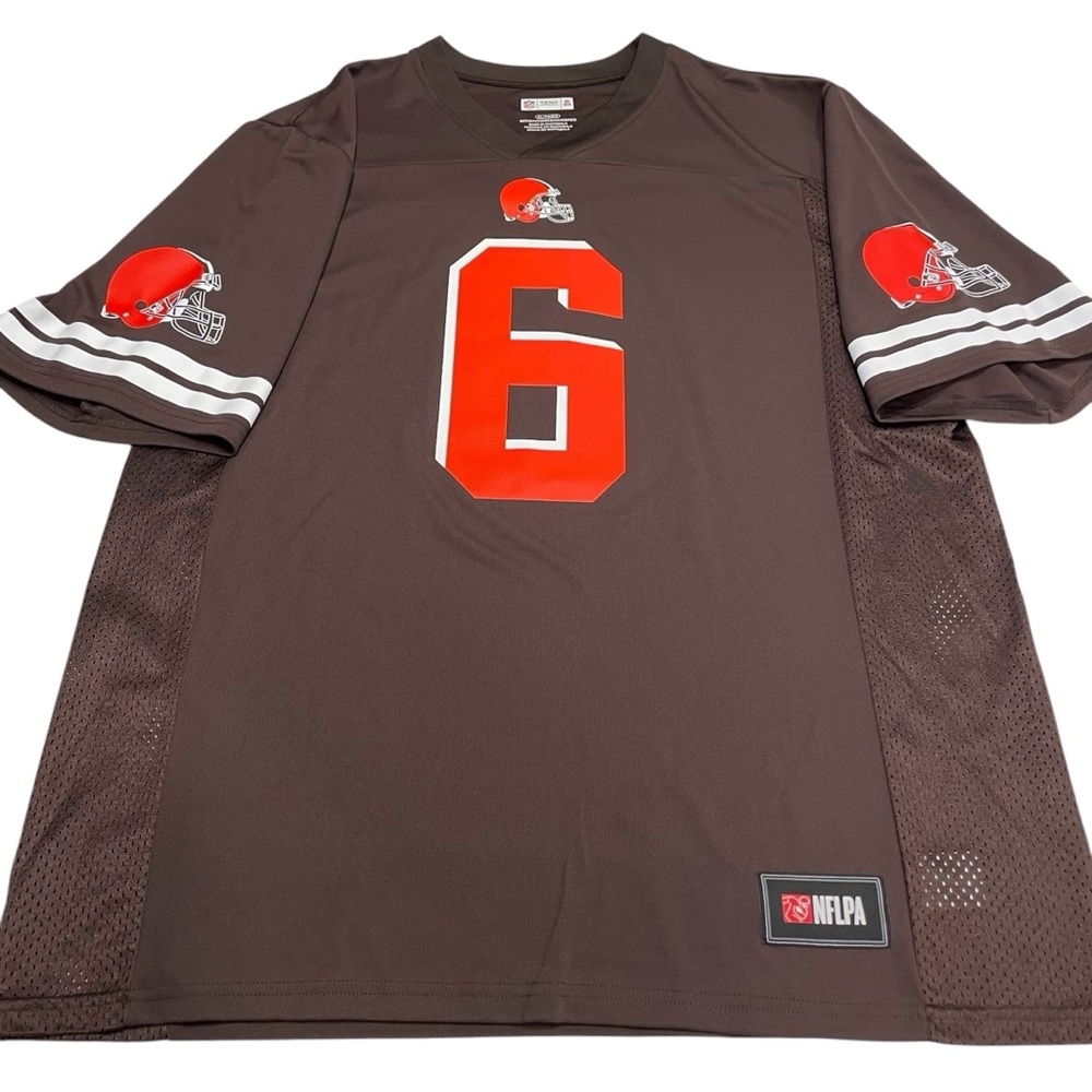 Cleveland Browns Mens Size XL Jersey Mayfield #6 NFLPA Team Apparel NFL Football